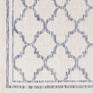 Livabliss Tuareg Geometric Polypropylene Area Rug Low Pile Transitional Design for Indoor Outdoor Use TRG2375-537