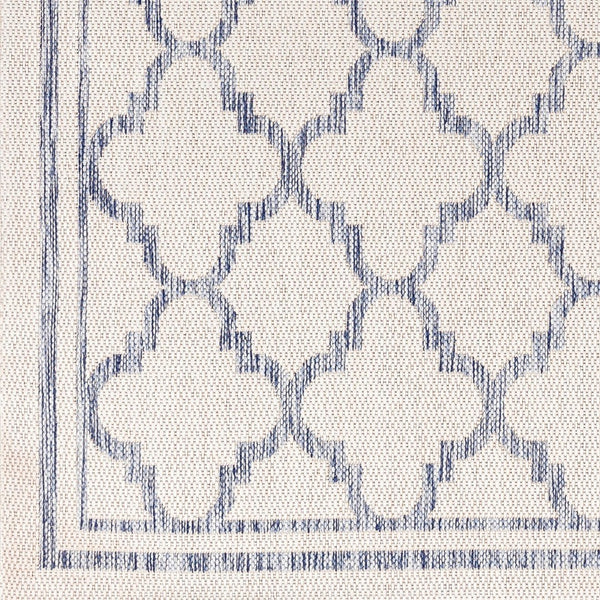 Livabliss Tuareg Geometric Polypropylene Area Rug Low Pile Transitional Design for Indoor Outdoor Use TRG2375-537