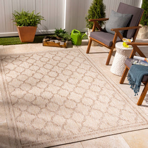 Livabliss Tuareg Geometric Polypropylene Area Rug Low Pile Transitional Indoor Outdoor Living Room TRG2376-537