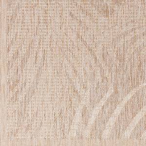 Livabliss Tuareg Flatweave Polypropylene Area Rug Tropical Coastal Style for Indoor Outdoor Spaces Tan, Light Beig 6'7" x 9' TRG2382-679