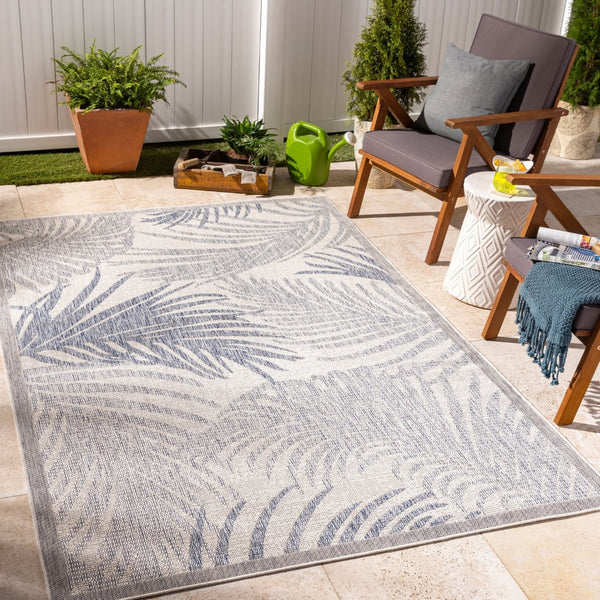 Livabliss Tuareg Tropical Coastal Flatweave Polypropylene Area Rug for Indoor Outdoor Spaces TRG2383-537