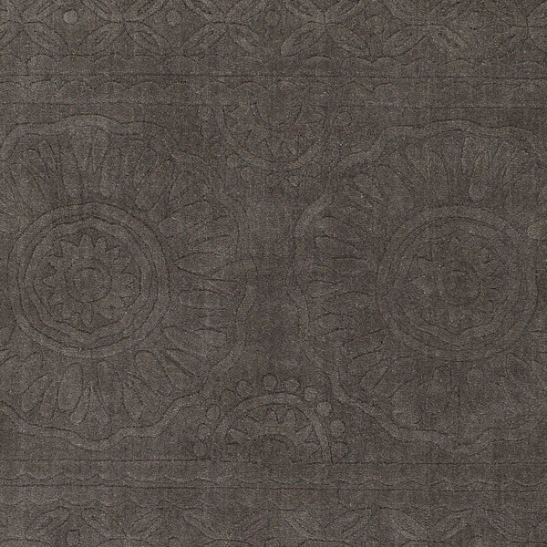 Surya Taraash Trh-2300 2'6" X 8' Luxurious Handmade Wool Rug - Modern Decor, Medium Pile, Spot Clean Only Charcoal Wool Trh2300-268