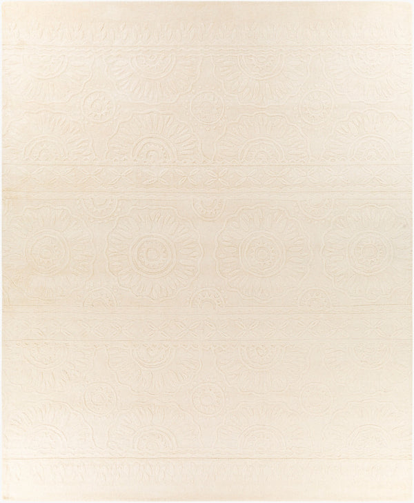 Surya Taraash Trh-2300 2'6" X 8' Luxurious Handmade Wool Rug - Modern Decor, Medium Pile, Spot Clean Only Beige Wool Trh2301-23