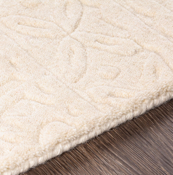 Surya Taraash Trh-2300 2'6" X 8' Luxurious Handmade Wool Rug - Modern Decor, Medium Pile, Spot Clean Only Beige Wool Trh2301-23