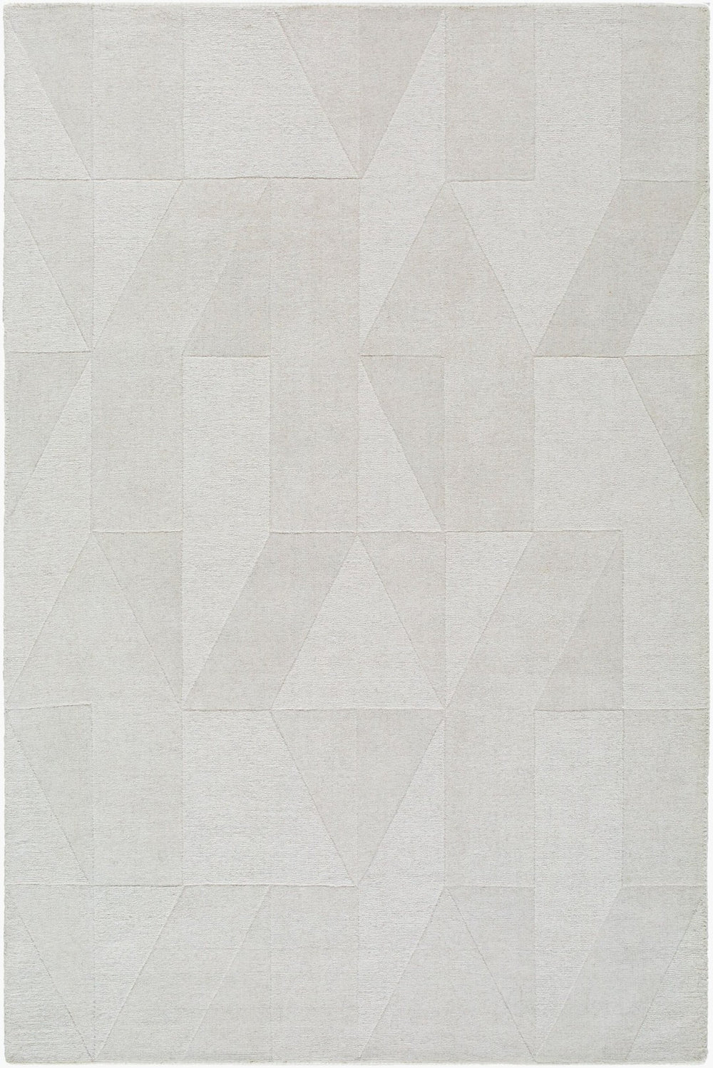 Livabliss Taraash Artisan Wool Area Rug Hand Loomed Arts and Crafts Style for Entryways Ivory, Pearl 9' x 12' TRH2307-912