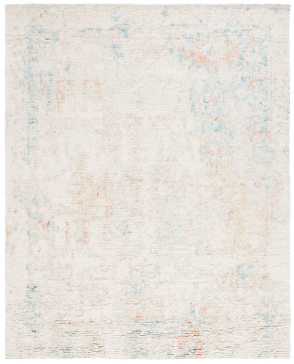 Safavieh Tribeca 114 Hand Knotted  Rug X23 Blue / Rust TRI114A-9