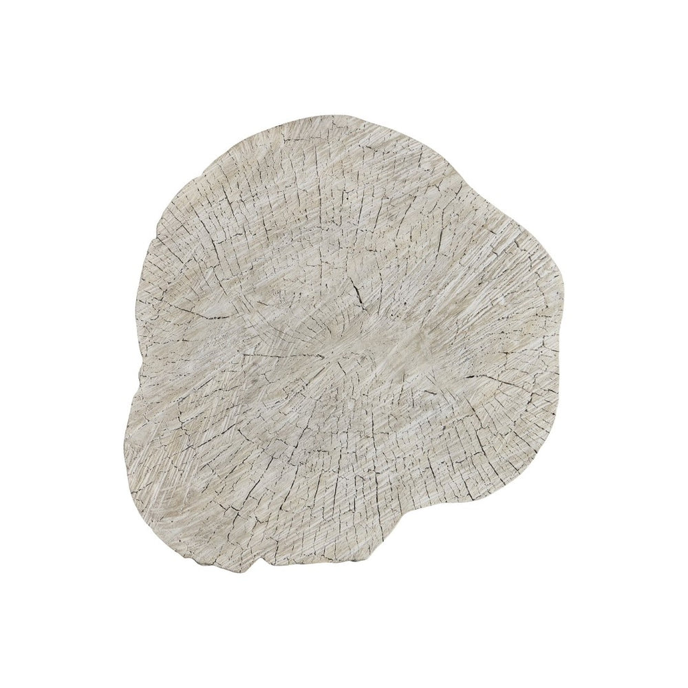 Bernhardt Bernhardt Bois Resin Side Table with Faux Wood Grain Texture for Modern Living Spaces 581121