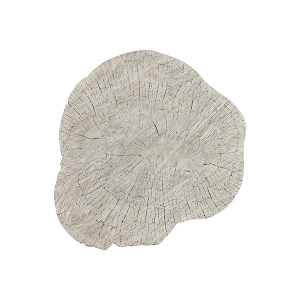 Bernhardt Bernhardt Bois Resin Side Table with Faux Wood Grain Texture for Modern Living Spaces 581121