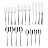 Lenox Cambridge Samantha Mirror 20-Piece Flatware Set NO COLOR METAL 291220CBLGM12