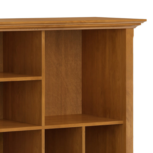 English Elm Amherst Multi Cube Bookcase & Storage Unit - Solid Wood, Light Golden Brown, Stylish & Functional Design B136P158345