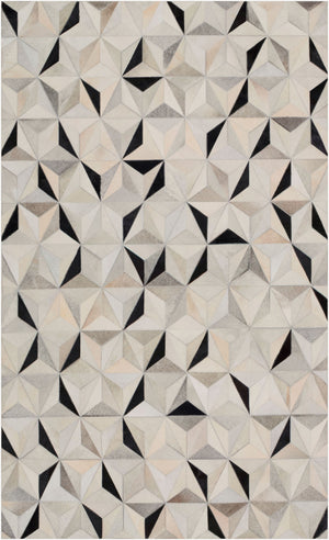 Surya Trail Trl-1120 Handmade 10' X 14' Rug - Modern Hair On Hide Design For Effortless Elegance Charcoal Hair On Hide Trl1128-58
