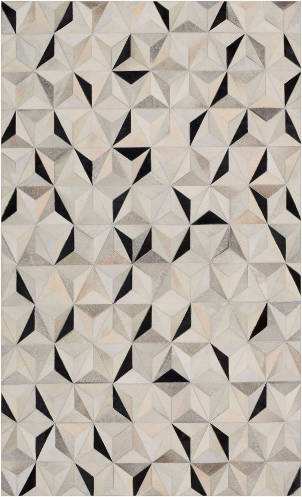 Surya Trail Trl-1120 Handmade 10' X 14' Rug - Modern Hair On Hide Design For Effortless Elegance Charcoal Hair On Hide Trl1128-58