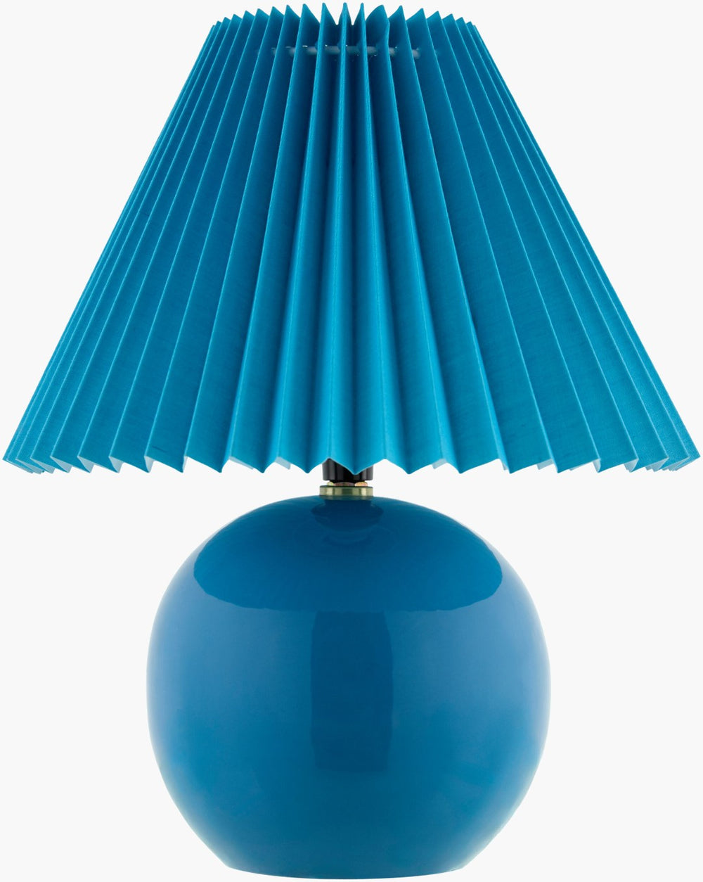 Livabliss Tremel Ceramic Cottage Table Lamp Soft Polyester Shade for Bedroom Nightstand Ambiance TRM-001