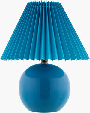 Livabliss Tremel Ceramic Cottage Table Lamp Soft Polyester Shade for Bedroom Nightstand Ambiance TRM-001