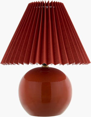 Livabliss Tremel Ceramic Base Table Lamp Cottage Farmhouse Accent with Soft Ambient Polyester Shade TRM-007