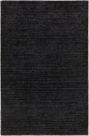 Surya Torino Modern Handmade 2' X 3' Area Rug - Luxurious Viscose & Wool Blend, Elegant Design For Your Home Black Wool,Viscose Trn2300-23