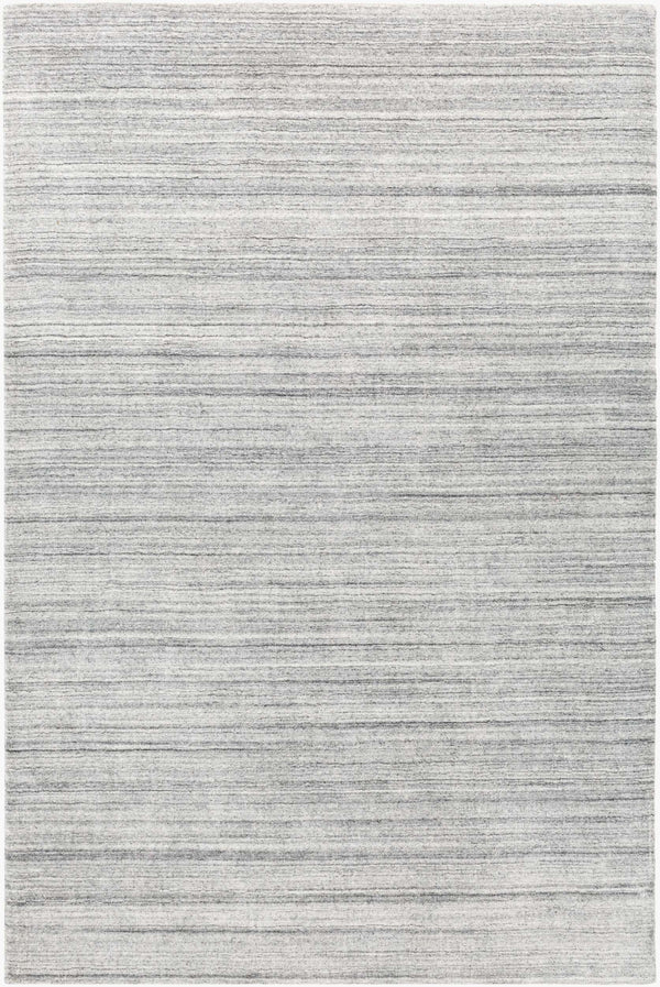 Surya Torino Modern Handmade 2' X 3' Area Rug - Luxurious Viscose & Wool Blend, Elegant Design For Your Home Light Slate Wool,Viscose Trn2302-1014
