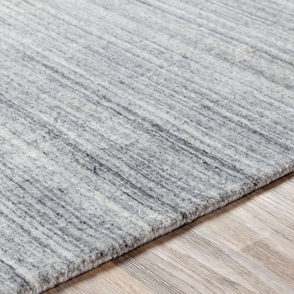 Surya Torino Modern Handmade 2' X 3' Area Rug - Luxurious Viscose & Wool Blend, Elegant Design For Your Home Light Slate Wool,Viscose Trn2302-1014