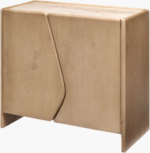 Surya Torrance Handcrafted Mango Wood Accent Cabinet with Marble Top for Living Rooms TRNC002-303416