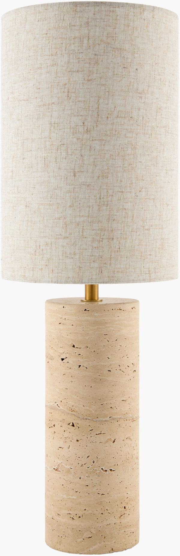Surya Tarnu Soft Felt Cotton Table Lamp for Modern Scandinavian and Transitional Living Spaces TRNU-006