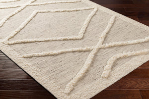 Surya Tripoli 2' X 3' Handmade Wool Rug - Bohemian Global Style For Cozy Living Room Transformation! Beige Wool Trp2300-23