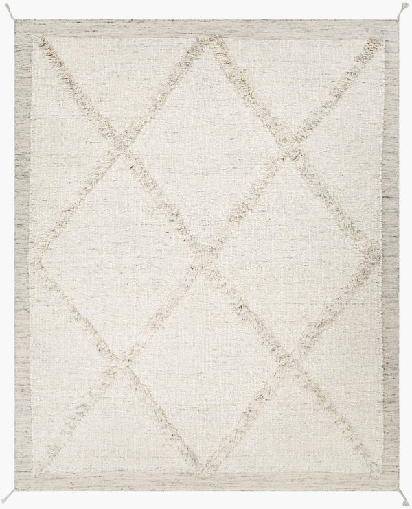 Surya Tripoli 2' X 3' Handmade Wool Rug - Bohemian Global Style For Cozy Living Room Transformation! Cream Wool Trp2302-810