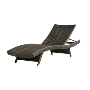 English Elm Salem Outdoor Pe Wicker Chaise Lounge Low Profile Poolside Sun Lounger 52005.00