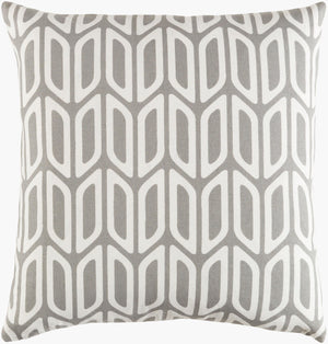 Surya Trudy 18" X 18" Cotton Accent Pillow - Durable, Stylish Decor Piece For Modern Home Revitalization Gray Cotton,Cotton Trud7130-1818d