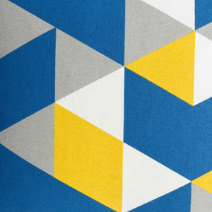 Surya Trudy 18" X 18" Cotton Accent Pillow - Durable, Stylish Decor Piece For Modern Home Revitalization Blue Cotton,Cotton Trud7145-1818p