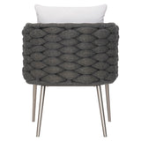 Bernhardt Santa Cruz Outdoor Arm Chair in Cadet Grey [Made to Order] X02549Q