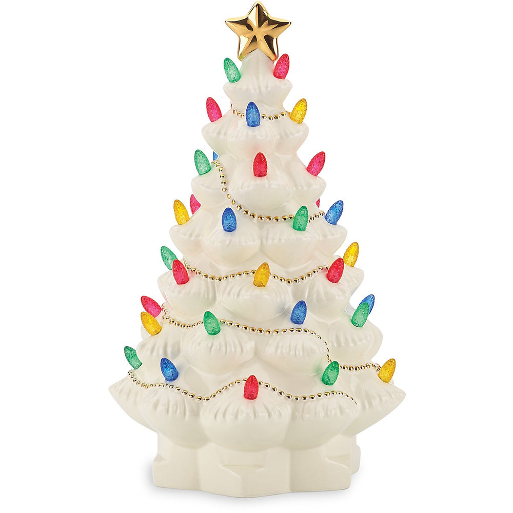Lenox Treasured Traditions Ivory Light-Up Tree Figurine Ivory, IVORY OTHER 867360