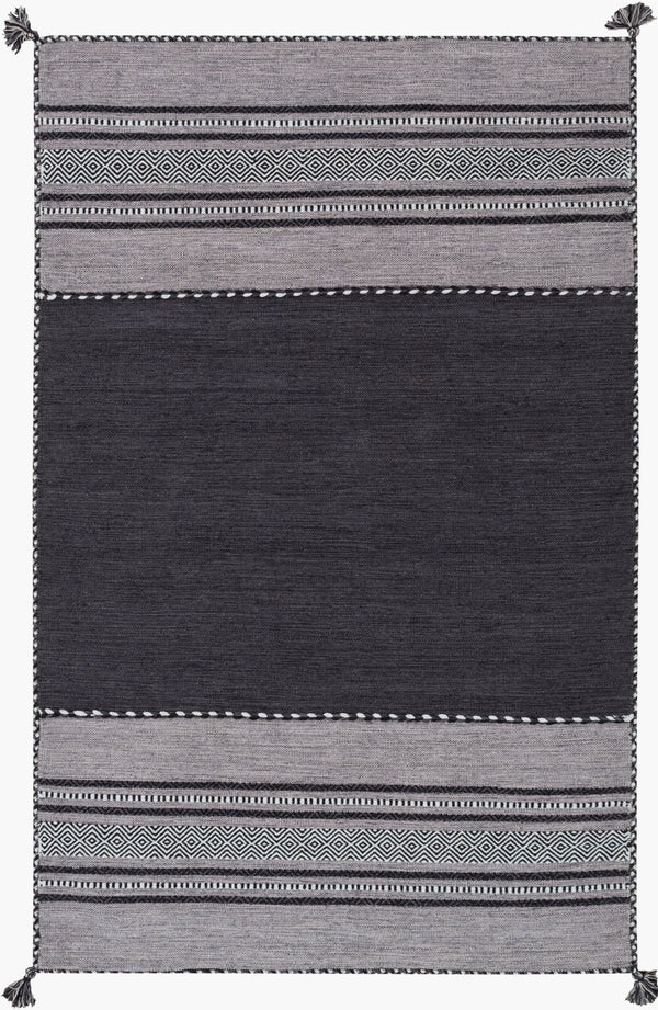 Surya Trenza Handmade Cotton Flatweave Rug Artisan Woven Texture for Kitchen or Living Room TRZ3000-576