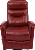 Parker House Parker Living Gemini - Rouge Swivel Glider Recliner Rouge Top Grain Leather with Match (X) MGEM#812GS-ROU