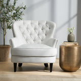 Christopher Knight Home® - Noble House - Tafton Ivory Fabric Club Chair