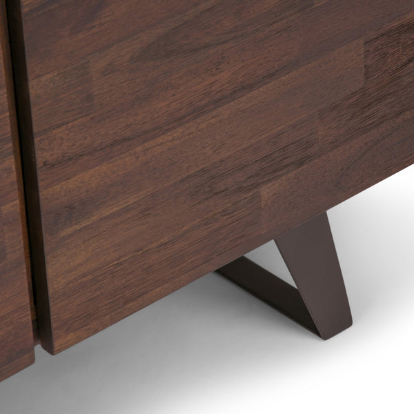 English Elm Lowry - Handcrafted Medium Storage Cabinet With Rustic Charm And Adjustable Shelves In Charcoal Brown B136P158855