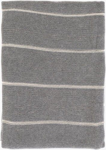 Surya Torsten Cozy Cottage-style 50"W X 60"L Cotton Throw Blanket - Handcrafted Comfort For Your Home Slate Cotton Tsn1000-5060