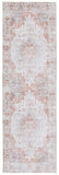 Safavieh Tucson 105 M/W S/R Power Loomed Traditional Rug Light Grey / Rust 9' x 9' Square