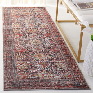 Safavieh Tucson 130 M/W S/R Power Loomed Traditional Rug Navy / Rust 2'-6" x 4'