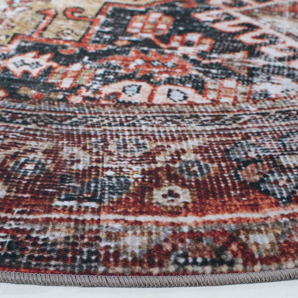 Safavieh Tucson 130 M/W S/R Power Loomed Traditional Rug Navy / Rust 2'-6" x 4'