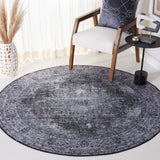 Safavieh Tucson 190 M/W S/R TSN190 Power Loomed Traditional Rug Black / Grey TSN190Z-4SQ