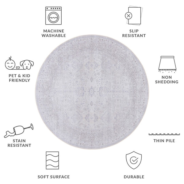 Safavieh Tucson 199 M/W S/R Power Loomed Traditional Rug TSN199B-26