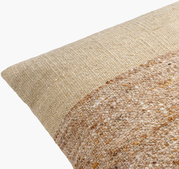 Surya Troposphere Rustic Lodge-style 18" Accent Pillow – Cozy Cotton-wool Blend For Home Decor Charm Dark Brown Wool,Cotton,Cotton Tsp001-2222d