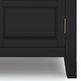 Burlington Low Storage Cabinet Black B136P158508 Hearth and Haven