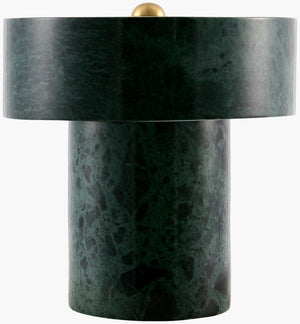 Surya Tessari Cordless Cube Lamp Stone and Felt Minimalist Accent for Shelf or Nightstand TSRI-003