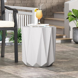 Christopher Knight Home® - Noble House - - Outdoor Lightweight Concrete Side Table