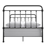 Homelegance By Top-Line Taylin Graceful Lines Victorian Metal Bed Black Metal