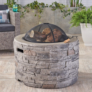 Christopher Knight Home® Noble House Camila 32 Wood Burning Fire Pit