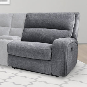 Parker House Parker Living Polaris Recliner - Modern Comfort With Power Motion And Stylish Detailing For Your Home Grey 100% Polyester (W) Mpol#811rph-big