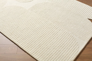 Livabliss Tate Hand Tufted Wool Area Rug Plush Medium Pile for Modern Living Spaces Ivory, Cream 8' x 10' TTA2300-810