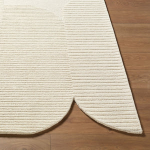 Livabliss Tate Hand Tufted Wool Area Rug Plush Medium Pile for Modern Living Spaces Ivory, Cream 8' x 10' TTA2300-810